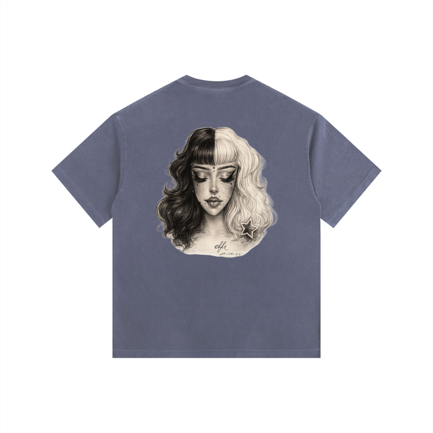 Vintage Washed Oversized Cotton T-Shirt