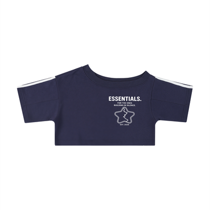 Women's Off-the-Shoulder Crop T-Shirt