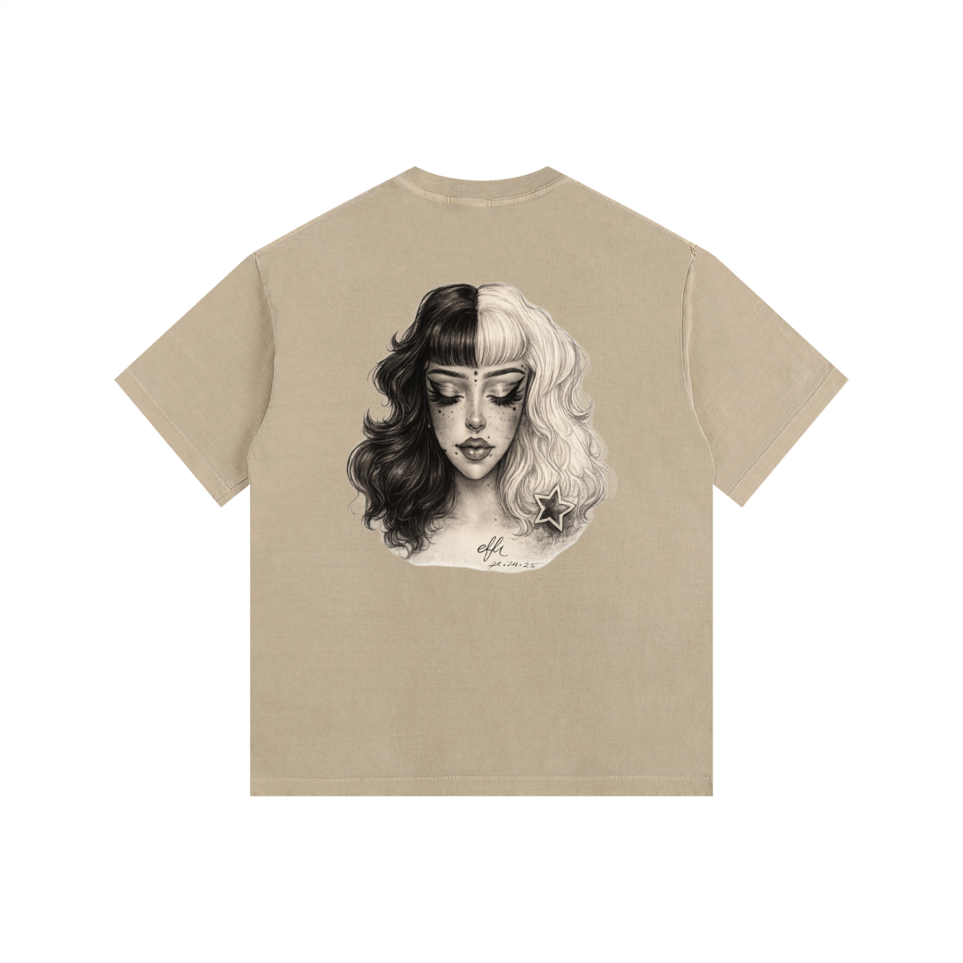 Vintage Washed Oversized Cotton T-Shirt