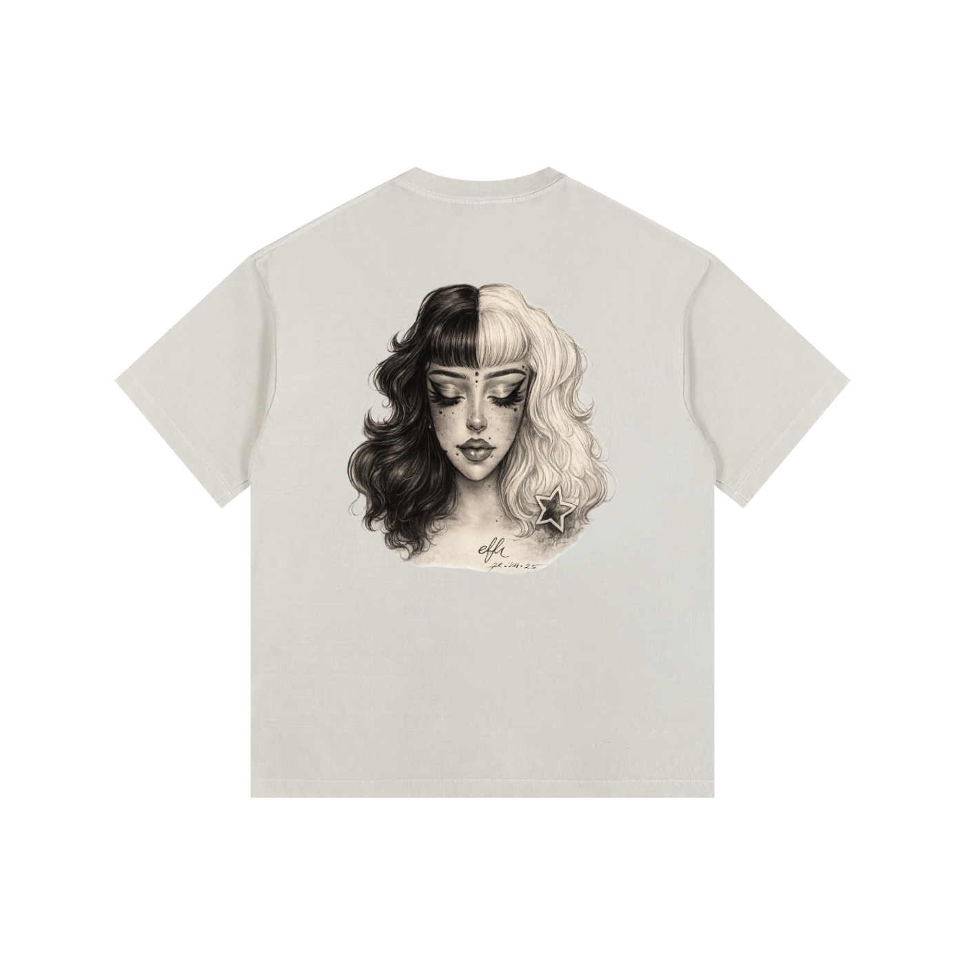 Vintage Washed Oversized Cotton T-Shirt
