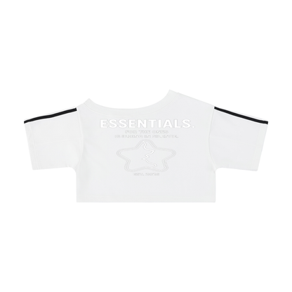 Women's Off-the-Shoulder Crop T-Shirt