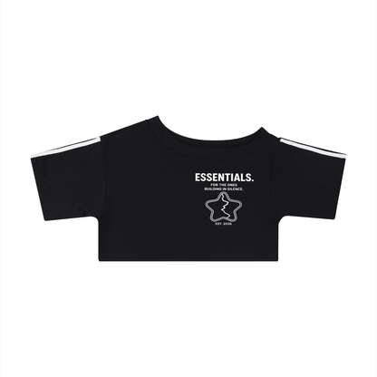 Women's Off-the-Shoulder Crop T-Shirt
