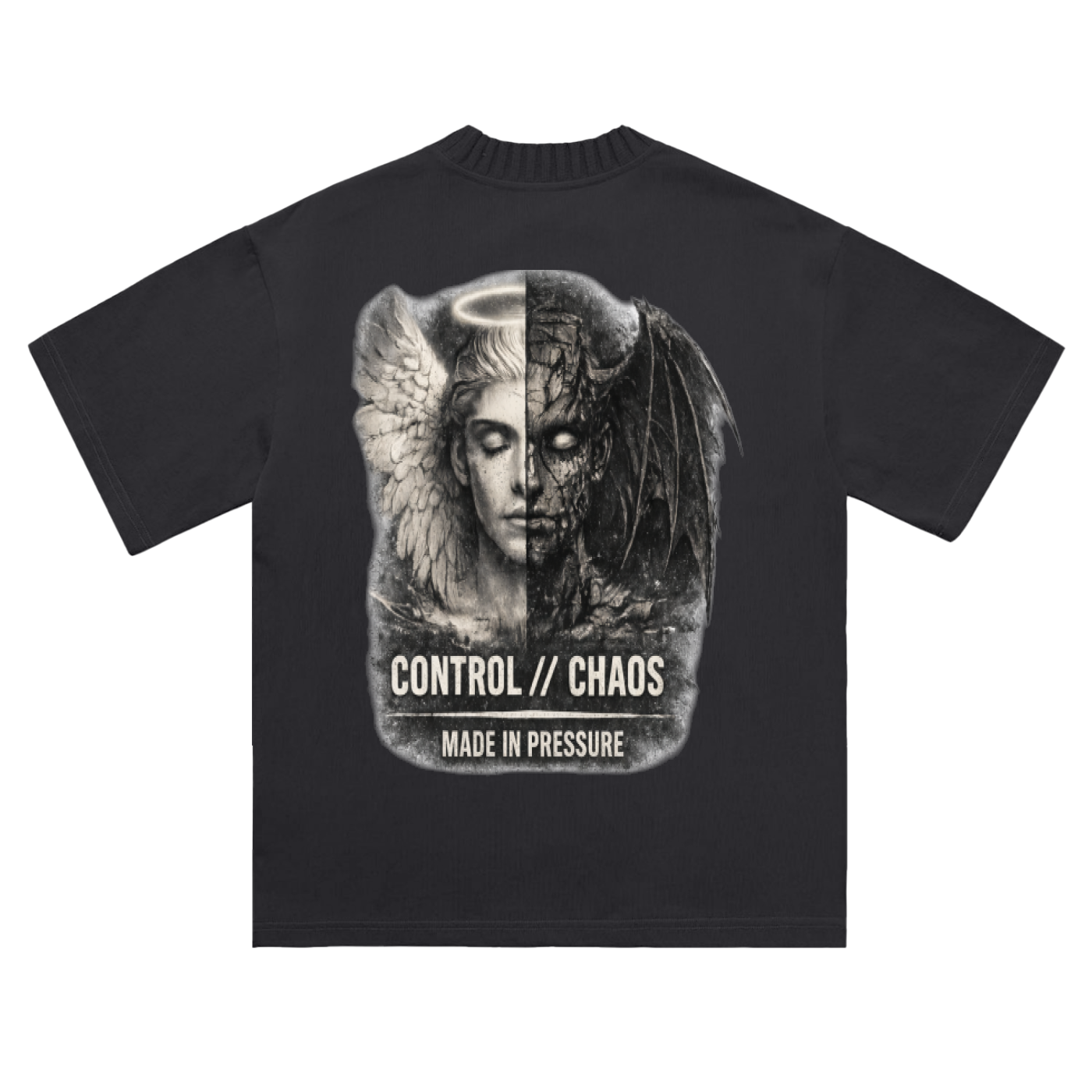 Heavyweight Knitted Round Neck T-Shirt