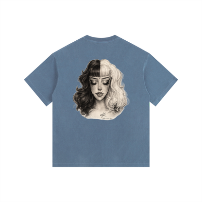 Vintage Washed Oversized Cotton T-Shirt