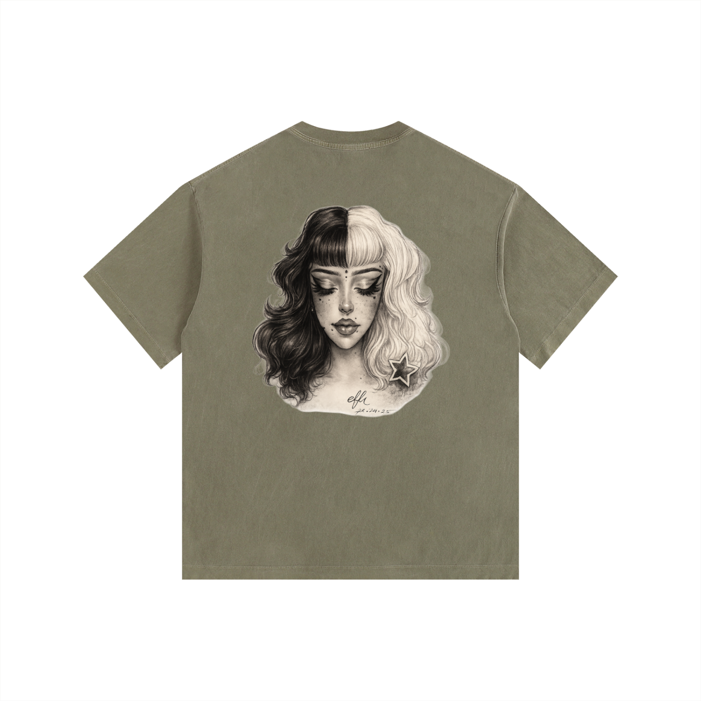 Vintage Washed Oversized Cotton T-Shirt
