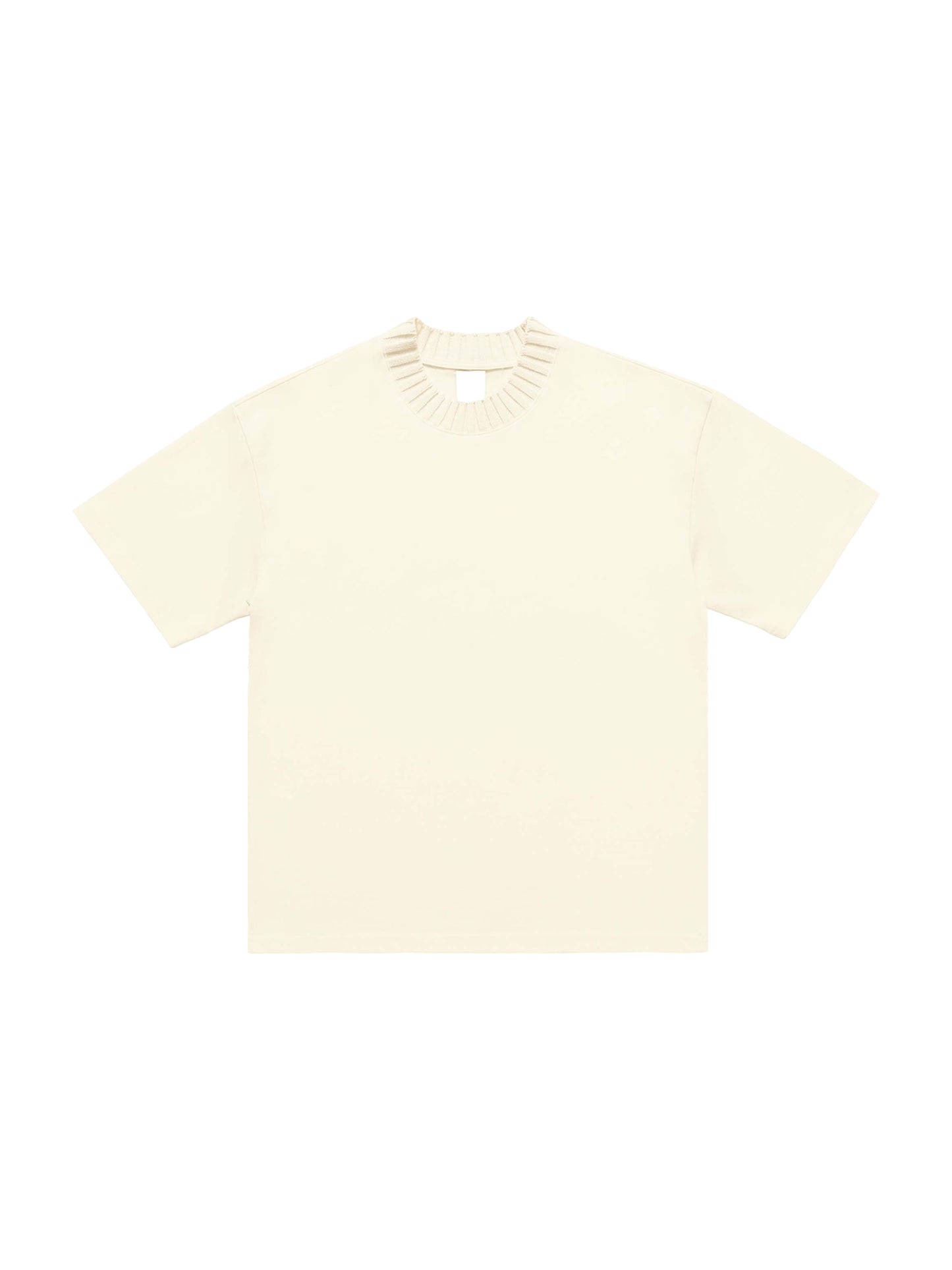 Heavyweight Knitted Round Neck T-Shirt