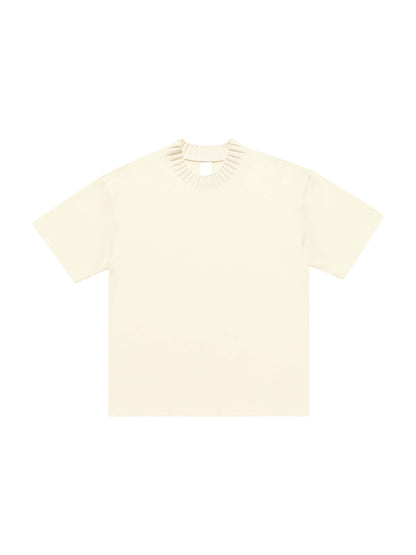 Heavyweight Knitted Round Neck T-Shirt