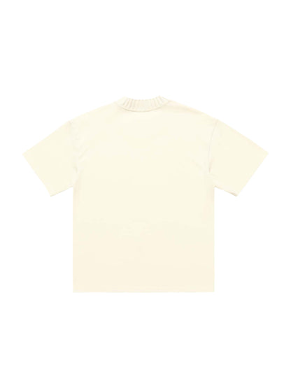 Heavyweight Knitted Round Neck T-Shirt
